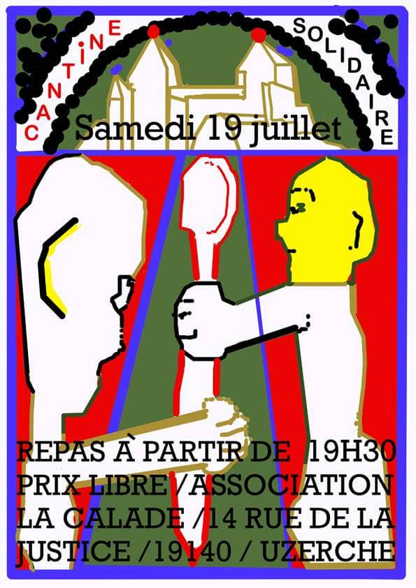Affiche Cantine Solidaire Juillet
