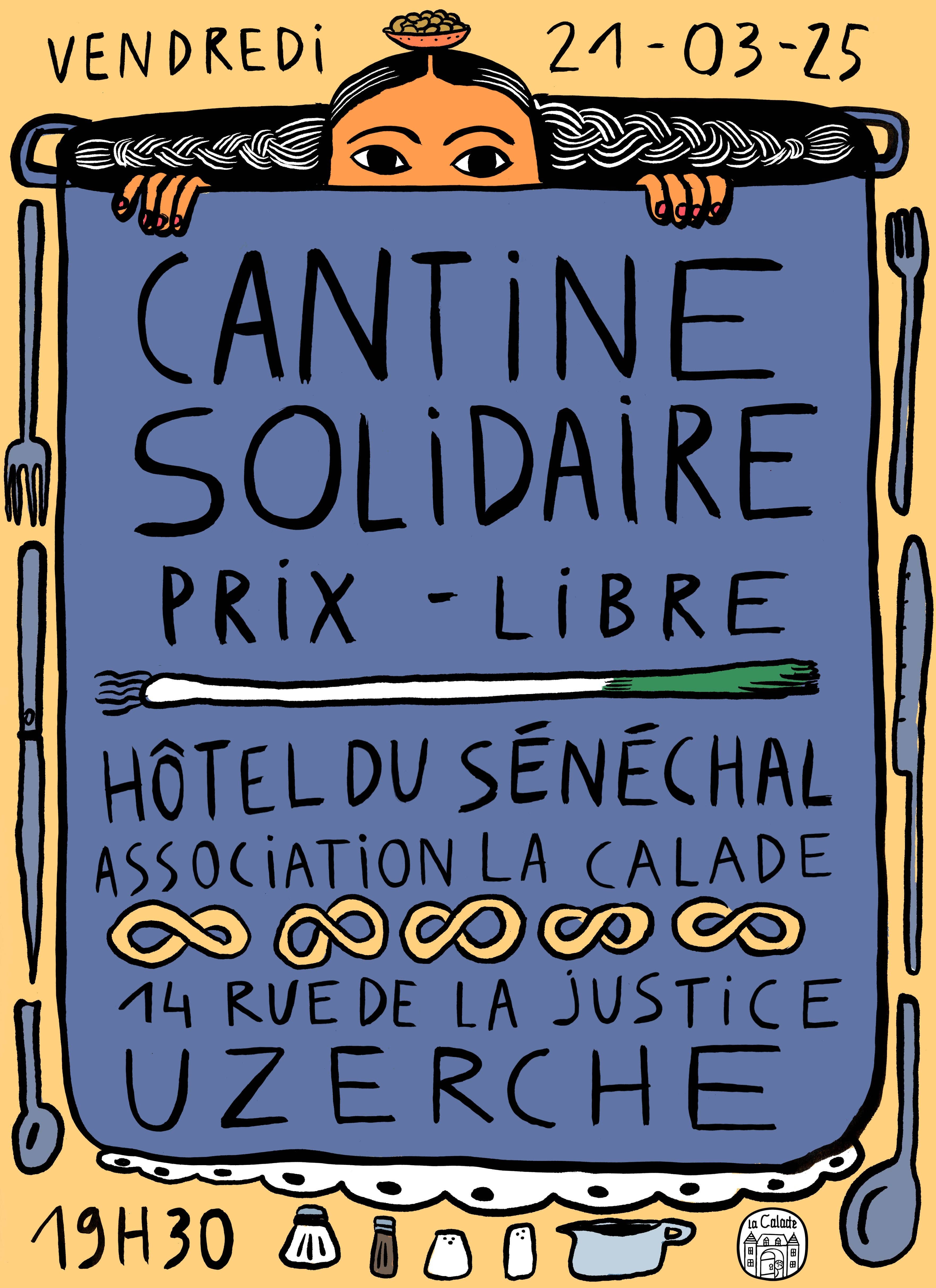 Affiche Cantine Solidaire Mars
