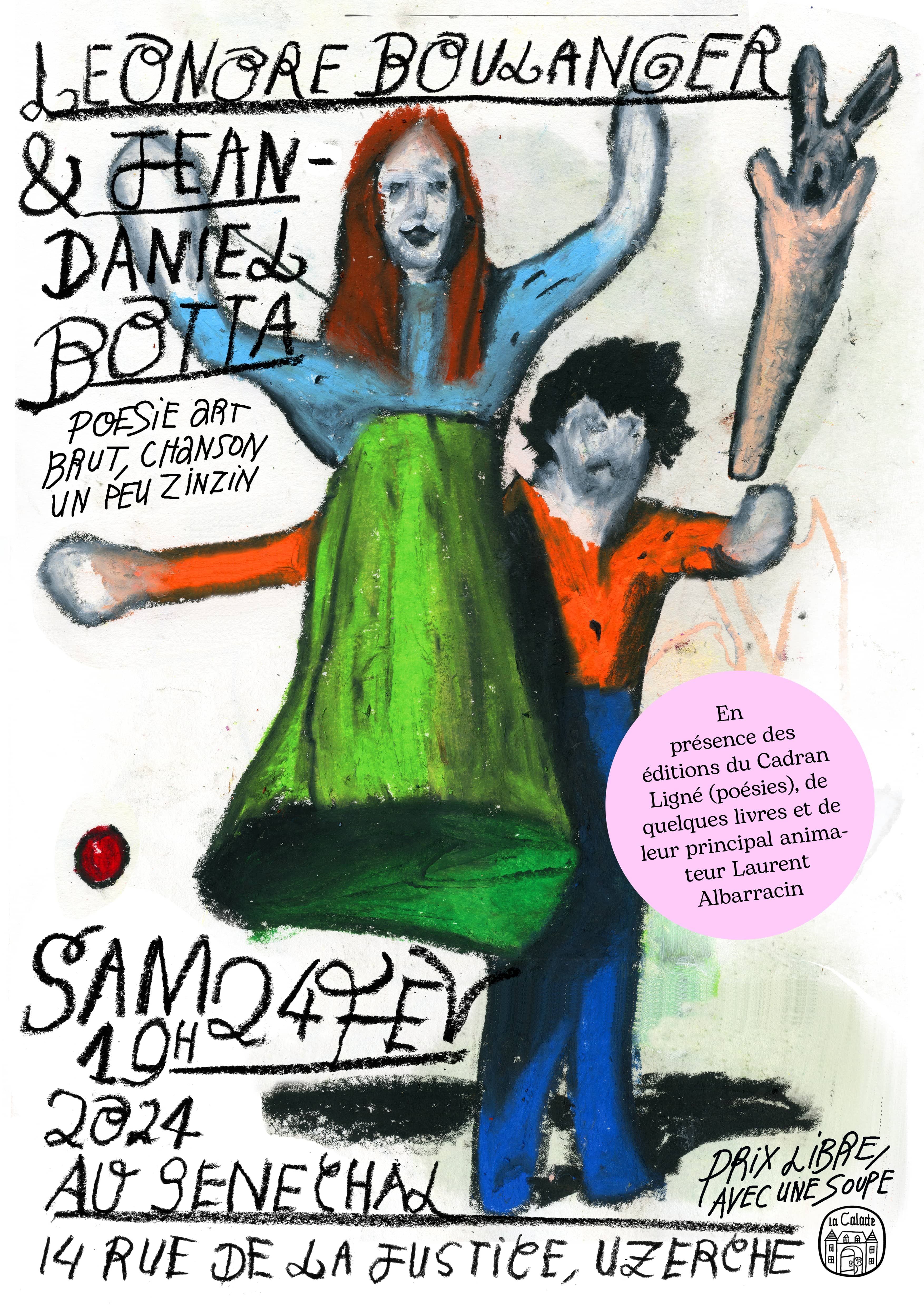 Affiche concert Léonore Boulander & Daniel Botta